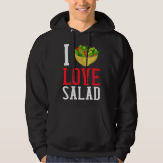 I Love Salad Vegan Dressing Bowl パーカ