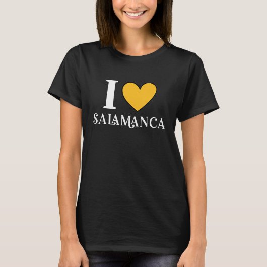 I Love Salamanca Spain Tシャツ (正面)