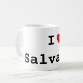 I love Salvador コーヒーマグカップ (正面左)