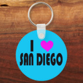 I Love San Diego California USA keychain キーホルダー (正面)