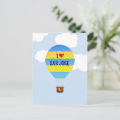 I Love San Jose熱気球はがき ポストカード (スタンド正面)