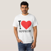 I love sapphire tシャツ (正面フル)