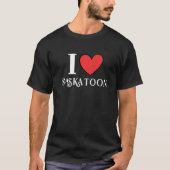 I Love Saskatoon Canada Premium Tシャツ (正面)