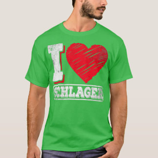 I Love Schlager Music Tシャツ