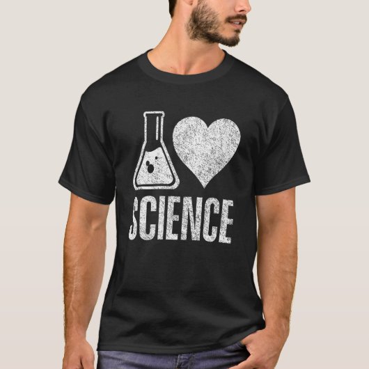 I Love Science先生サイエンティスト Tシャツ (正面)