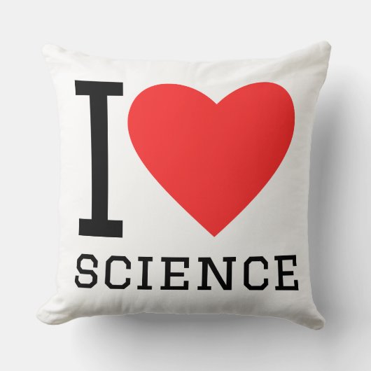 I love science クッション (正面)
