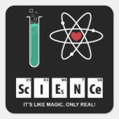 I Love Science – ステッカー (正面)