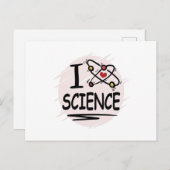 I love Science ポストカード (正面/裏面)