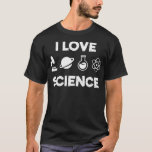 I Love Science ミニマルデザイン Tシャツ<br><div class="desc">私は科学ミニマルデザインを愛する。私たちの科学Tシャツの選択をチェックす最高のるユニークの非常にインまたはの、ハンドメイドカスタムピース私たちの店から。</div>