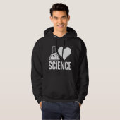 I love science Lover Teacher Scientist Sciences パーカ (正面フル)