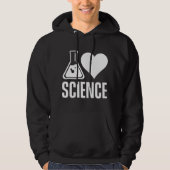 I love science Lover Teacher Scientist Sciences パーカ (正面)