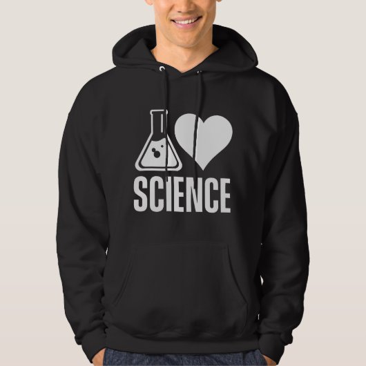 I love science Lover Teacher Scientist Sciences パーカ (正面)