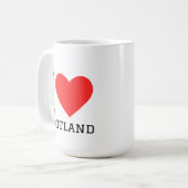 I love scotland square sticker コーヒーマグカップ (正面左)