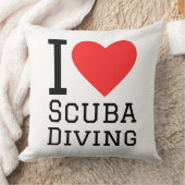 I love scuba diving クッション (ブランケット)