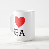 I love sea コーヒーマグカップ (正面左)