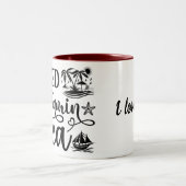 I love Sea ツートーンマグカップ (中央)