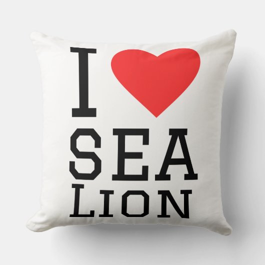 I love sea leon クッション (正面)