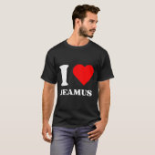 I Love Seamus I Heart Seamus Name Y2k Valentines D Tシャツ (正面フル)