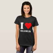 I Love Seamus I Heart Seamus Name Y2k Valentines D Tシャツ (正面フル)