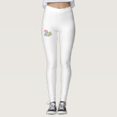 I Love Senior Softball Leggings 2 レギンス (正面)