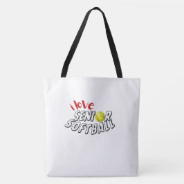 I Love Senior Softball Tote Bag トートバッグ
