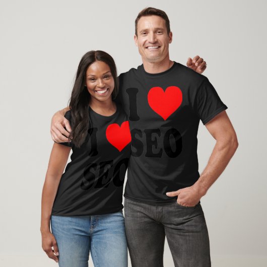I Love SEO Search Engine Optimization Tシャツ (ユニセックス)