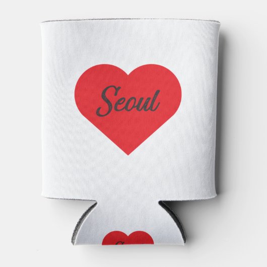 I Love Seoul – 韓国 缶クーラー (正面)