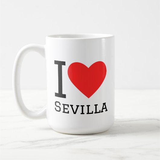 I love sevilla コーヒーマグカップ (左)