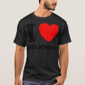 I Love Shannon  Tシャツ (正面)