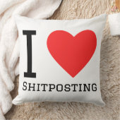 I love shitposting クッション (ブランケット)