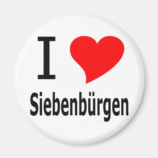 I love Siebenbürgen マグネット (正面)