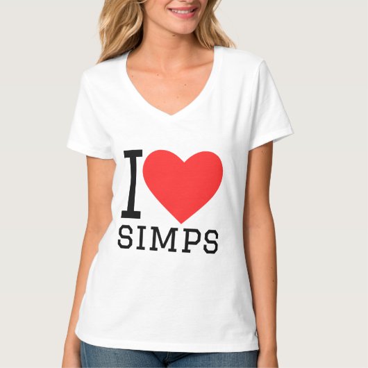 I love simps tシャツ (正面)