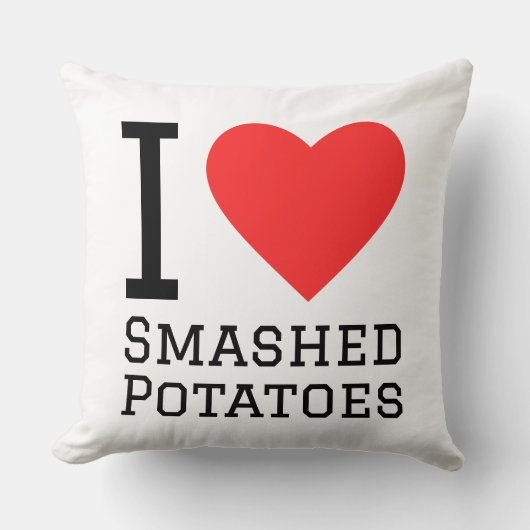 I love smashed potatoes クッション (正面)
