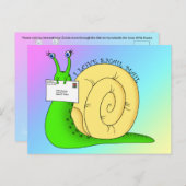 I Love Snail Mail (グラデーション) – はがき (正面/裏面)