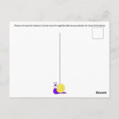 I Love Snail Mail （緑） – はがき (裏面)