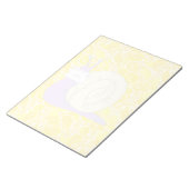 I Love Snail Mail （黄色） - 11" x 8.5インチメモ帳 ノートパッド (アングル)