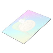 I Love Snail Mail (Gradient) - 11" x 8.5"メモ帳 ノートパッド (アングル)