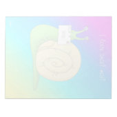 I Love Snail Mail (Gradient) - 11" x 8.5"メモ帳 ノートパッド (正面)