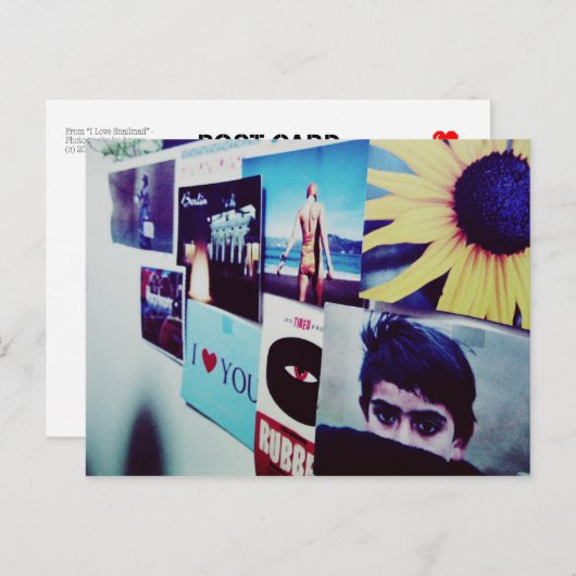 I Love Snailmail – はがき (正面/裏面)