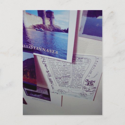 「I Love Snailmail - 世界からの挨拶」 ポストカード (正面)