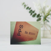 I Love Snailmail – 郵便シール ポストカード (スタンド正面)