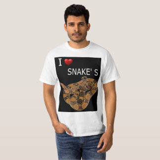 i love snakes tシャツ