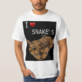i love snakes tシャツ (正面)