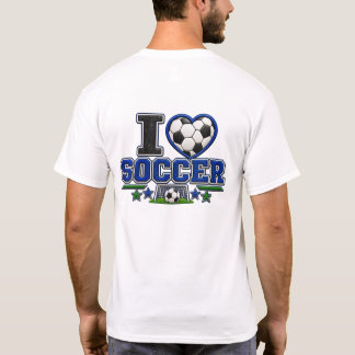 I Love Soccer Men’s T-Shirt | Soccer Lover Sports Tシャツ