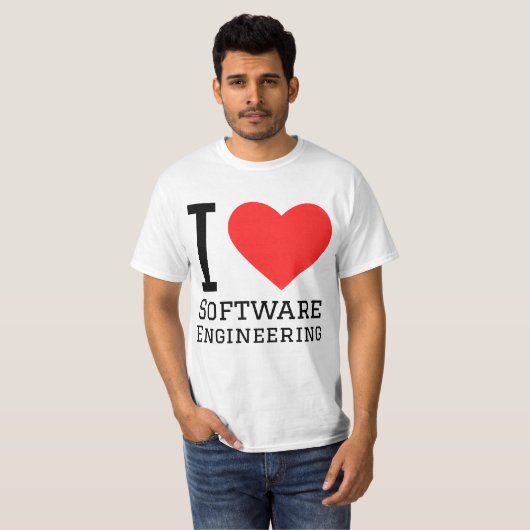 I love software engineering  tシャツ (正面フル)
