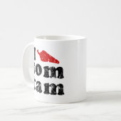 I Love Som Tam ❤ Thai Isaan Food コーヒーマグカップ (正面左)