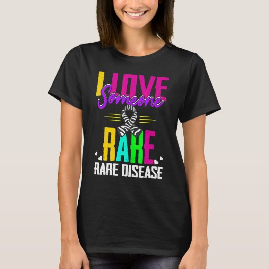 I Love Someone Rare Disease Rare Disease Day 2022 Tシャツ (正面)