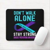 I Love Someone Teal-purple Suicide Prevention Awar マウスパッド (マウス)