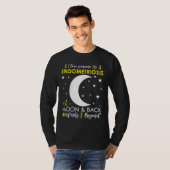 I love Someone To The Moon & Back Endometriosis Aw Tシャツ (正面フル)