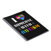 I Love Someone With Autism ノートブック (右側)